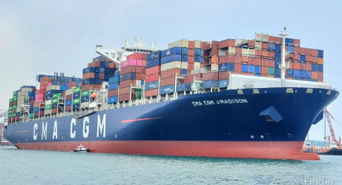 达飞满载中国货物的集装箱船起火，曾挂靠青岛、宁波、蛇口