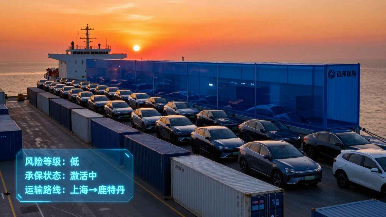 远邦保险：新能源汽车出海潮下，汽配产品如何购买货运险？