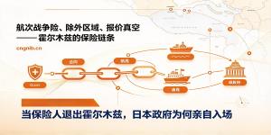 霍尔木兹海峡的保险链条，航次战争险、除外区域、报价真空 - 国际航运风险分担链条上的战争保险，一是船东投保的船体战争险，覆盖船舶物理损失，二是战争责任险，覆盖责任赔偿风险
