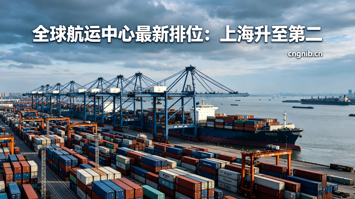 全球航运中心最新排位见证稳步进阶：上海首次超越伦敦，综合实力跃升至全球第二位，仅次于新加坡