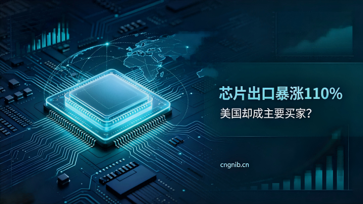 芯片出口额暴涨110%，出口量仅增长2.1%，增速比上月回落了1.7个百分点， 美国、韩国成主要买家，揭秘中美芯片贸易的“反差”真相